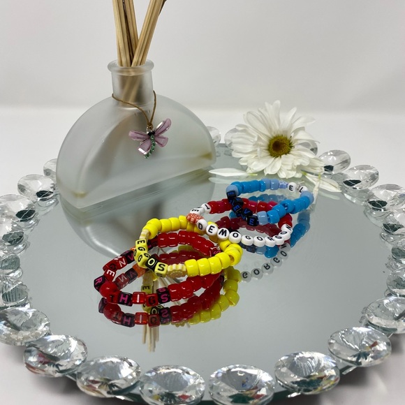 Stranger Things Bracelets - 3” Elastic Band - Set of 4 - Picture 2 of 8